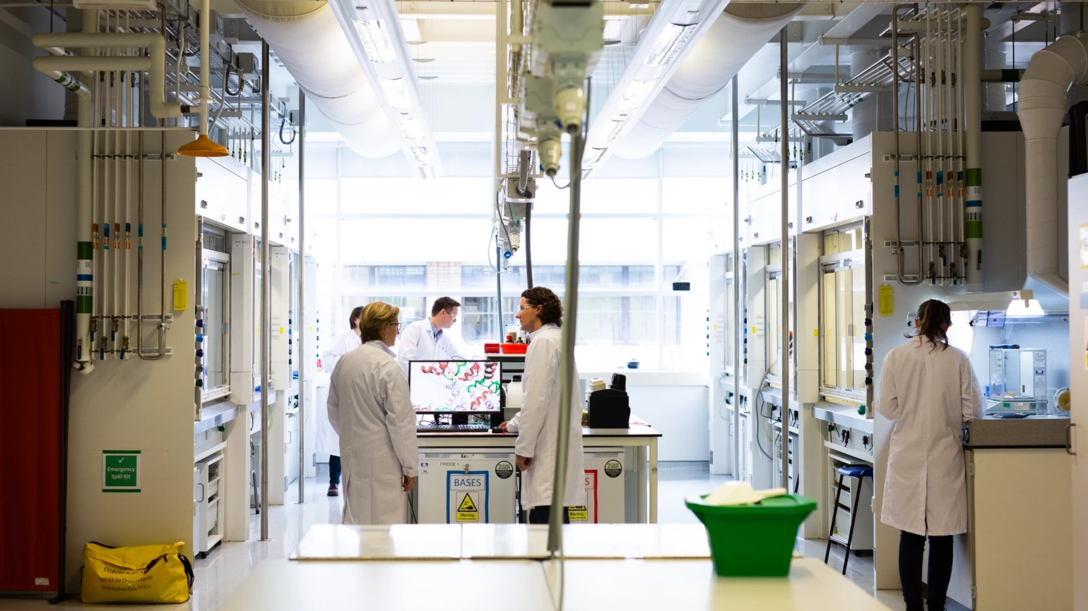 people gathering in a laboratory people gathering in a laboratory